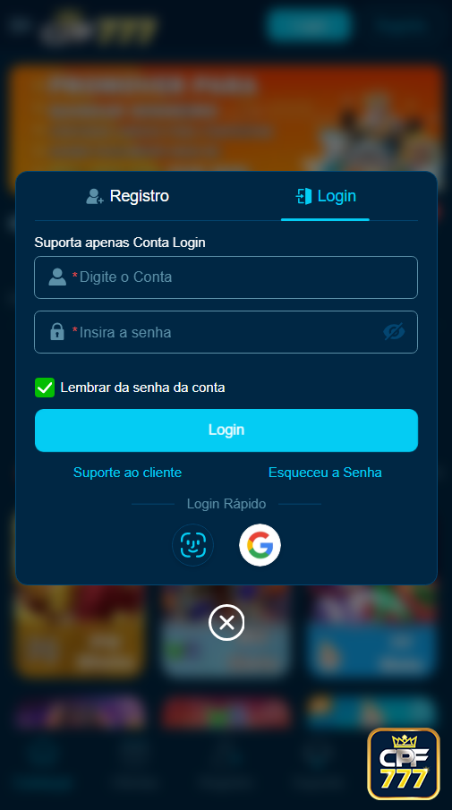 cpf777.com - autenticar sua conta agora